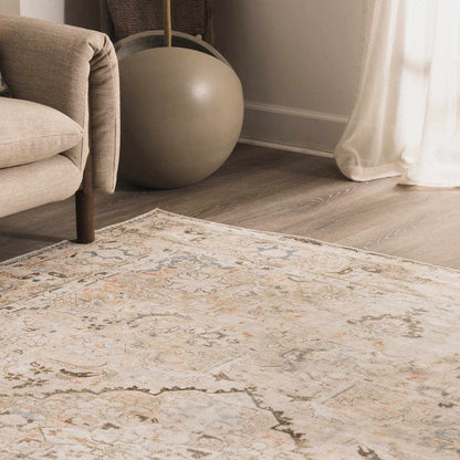 Vintage Washable Flat Pile Rug - Stylish Durable Standon Collection