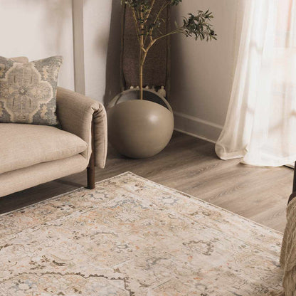 Vintage Washable Flat Pile Rug - Stylish Durable Standon Collection