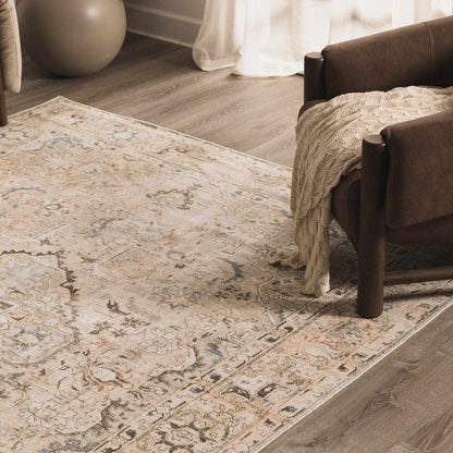 Vintage Washable Flat Pile Rug - Stylish Durable Standon Collection