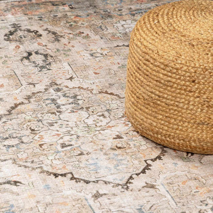 Vintage Washable Flat Pile Rug - Stylish Durable Standon Collection