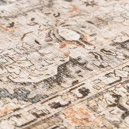 Vintage Washable Flat Pile Rug - Stylish Durable Standon Collection