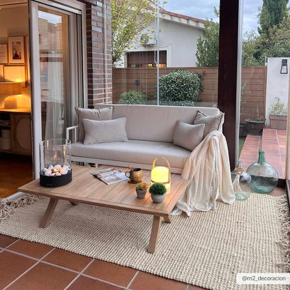 Bleached Jute Area Rug - Eco-Friendly Stylish Home Decor