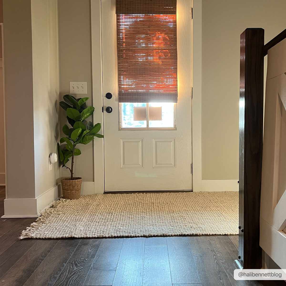 Bleached Jute Area Rug - Eco-Friendly Stylish Home Decor