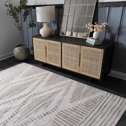 Beige Area Rug - Elegant Neutral Floor Decor for Modern Spaces