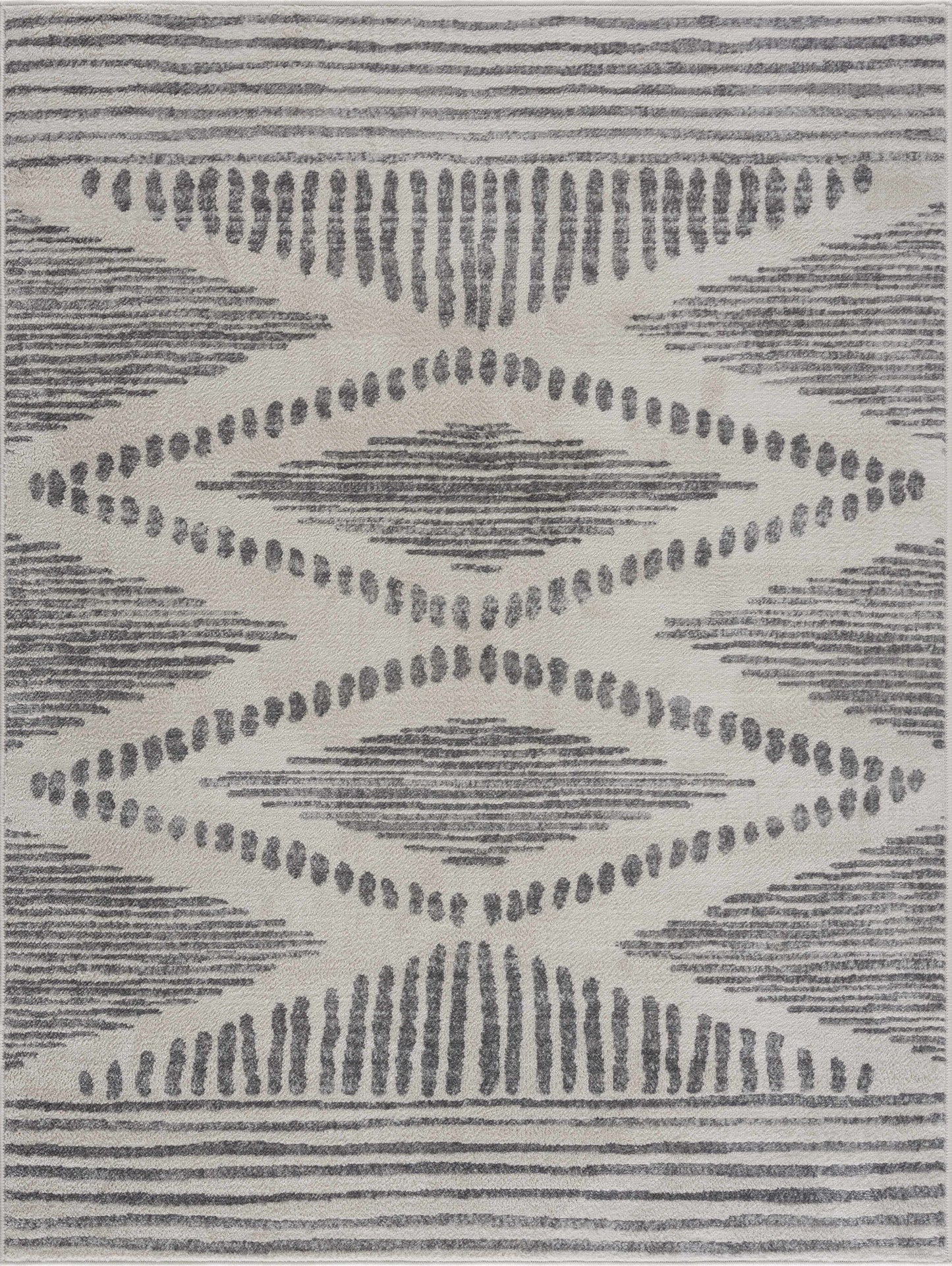 Ivory Tigris Area Rug - Elegant Modern Design for Contemporary Spaces