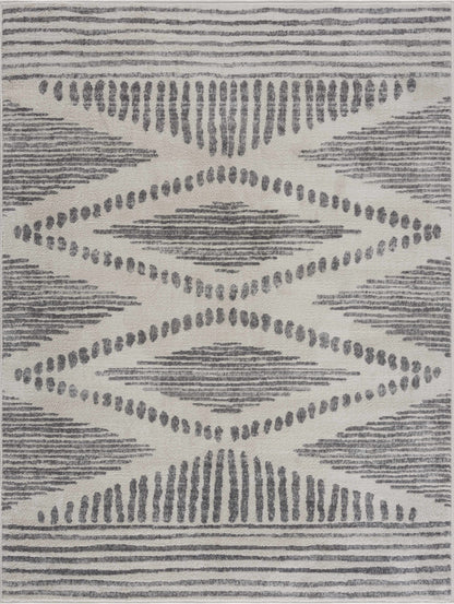 Ivory Tigris Area Rug - Elegant Modern Design for Contemporary Spaces