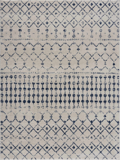 Modern Area Rug - Tigrican Blue 2332 Stylish Soft Durable Home Decor