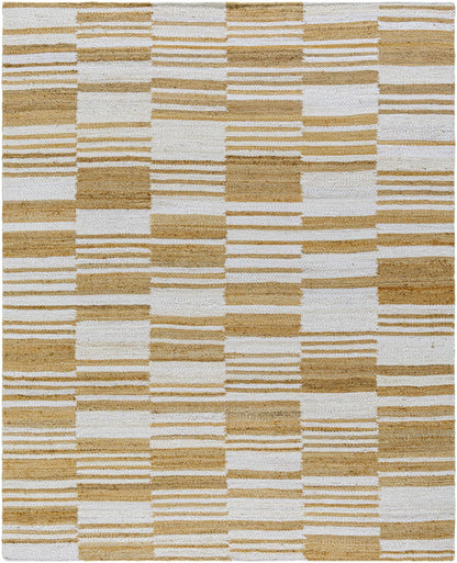 Thyra Jute Rug - Natural Fiber Area Rug with Stripes for Modern Homes