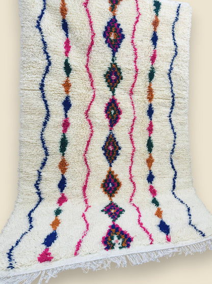 Moroccan Wool Area Rug – Tiziriwen Tribal Design