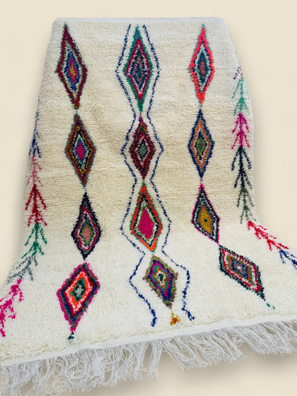 Handmade Tura Berber Rug – Bohemian Berber Style