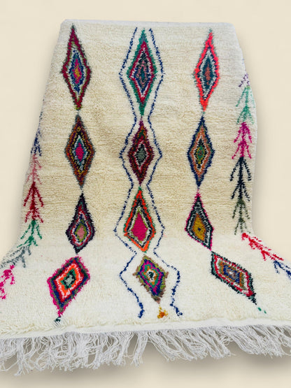 Handmade Tura Berber Rug – Bohemian Berber Style