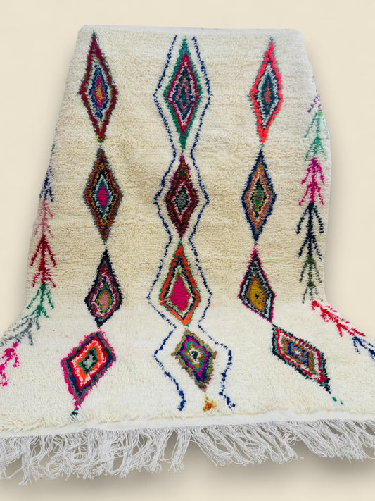 Handmade Tura Berber Rug – Bohemian Berber Style
