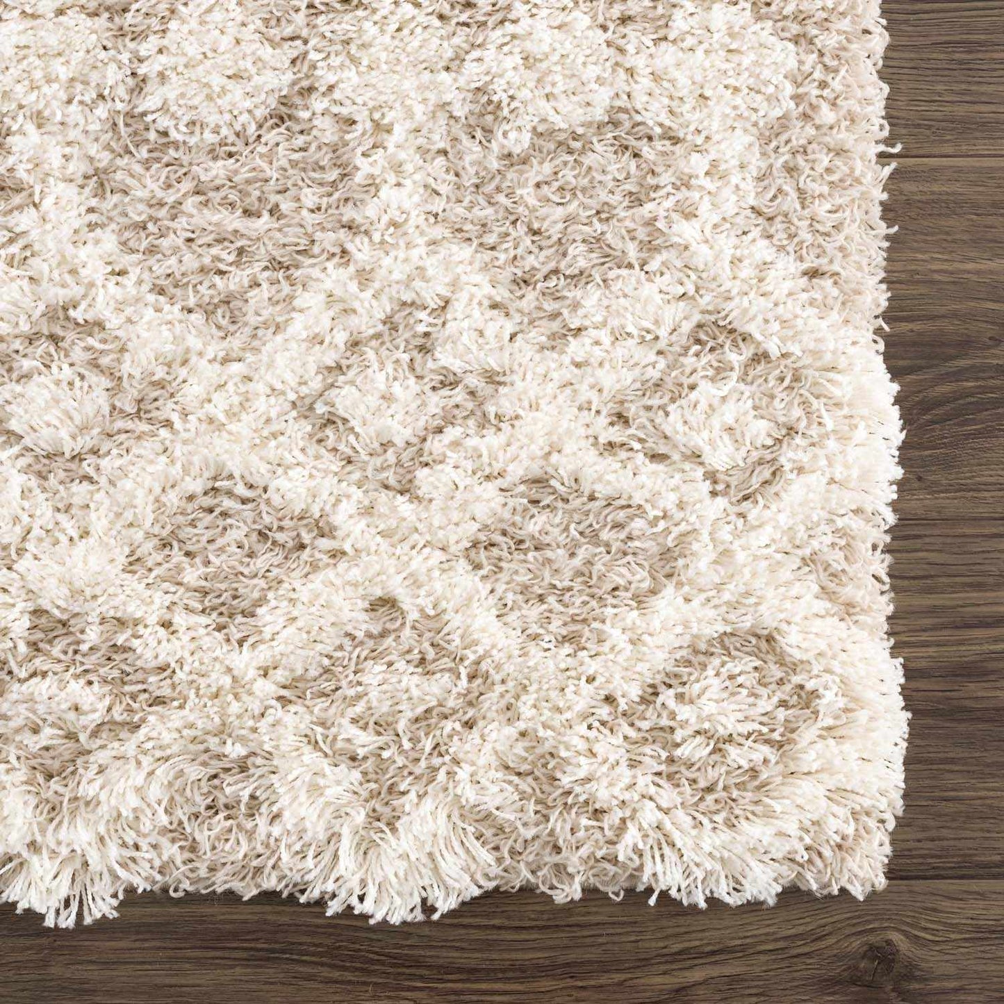 Cream Plush Area Rug - Cozy Home Décor Accent
