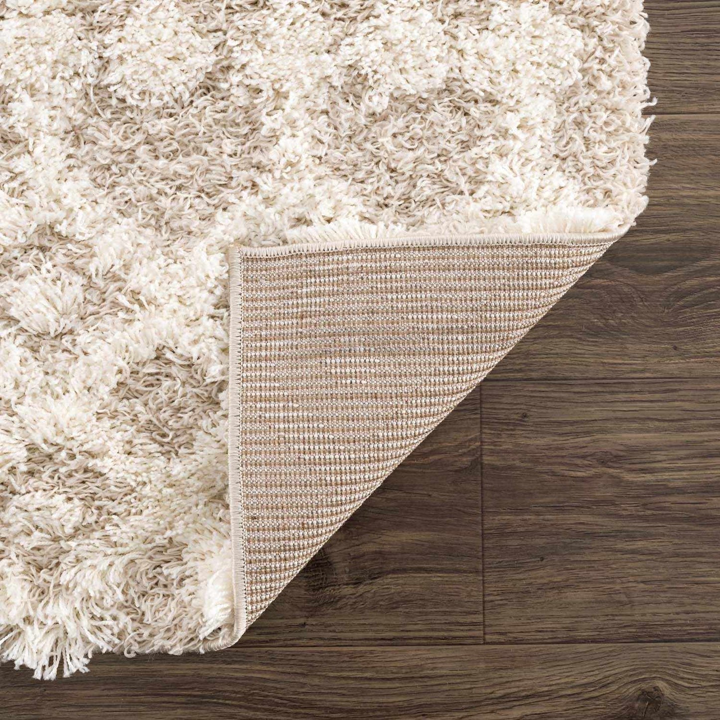 Cream Plush Area Rug - Cozy Home Décor Accent