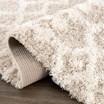 Cream Plush Area Rug - Cozy Home Décor Accent