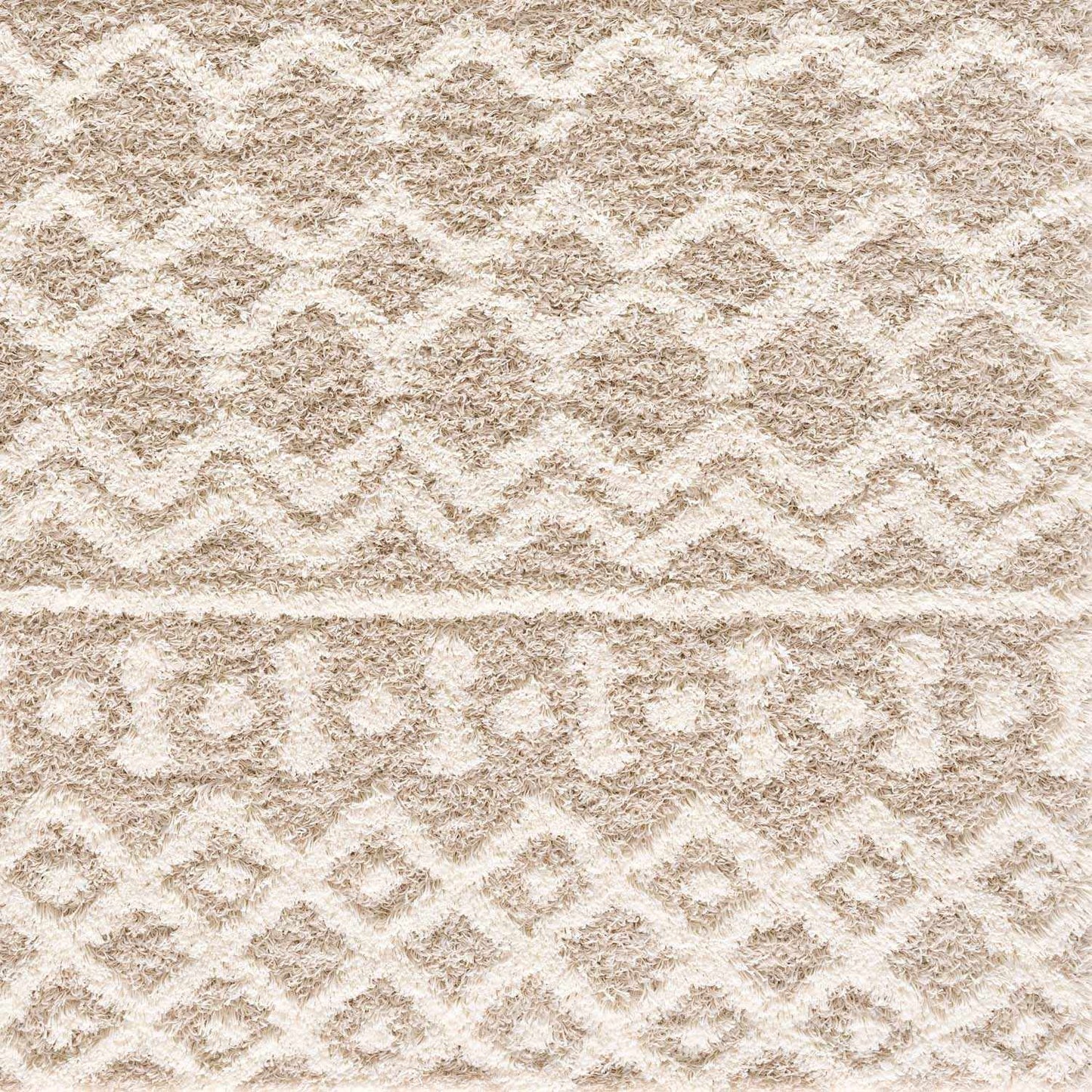 Cream Plush Area Rug - Cozy Home Décor Accent