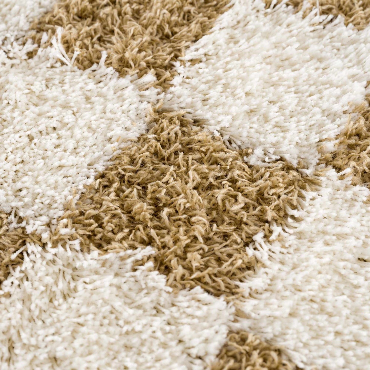 Mustard Checkered Area Rug - Cozy Stylish Home Decor