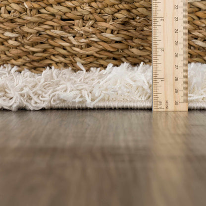 Light Brown Checkered Area Rug - Cozy Home Decor Accent