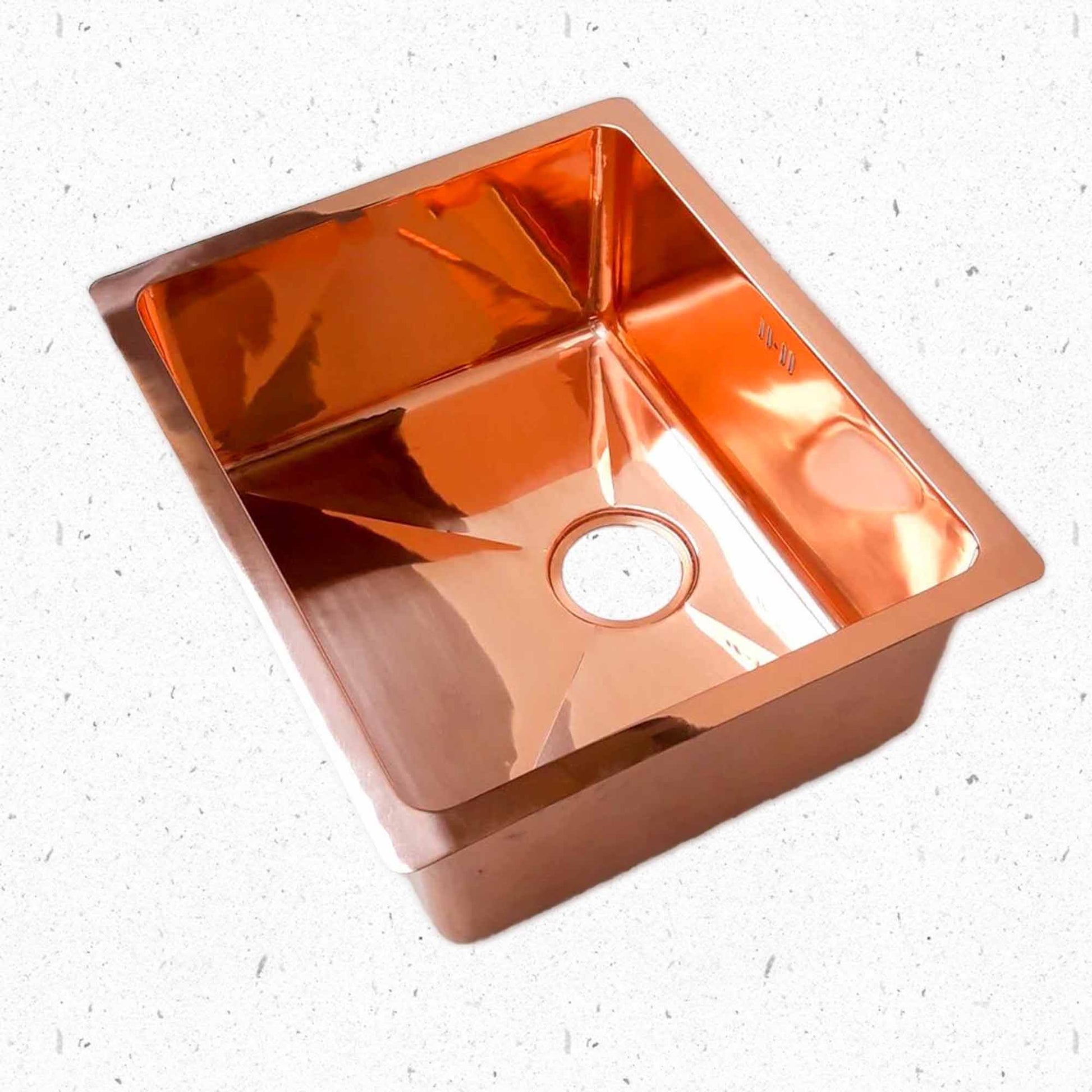 Copper island sink