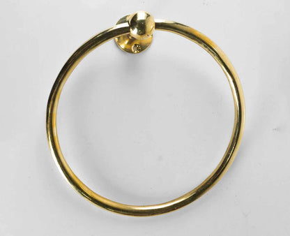 Unlacquered Brass Towel Ring