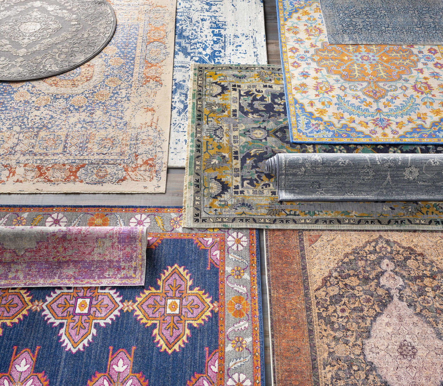 Navy Area Rug - Elegant Modern Home Décor Rug