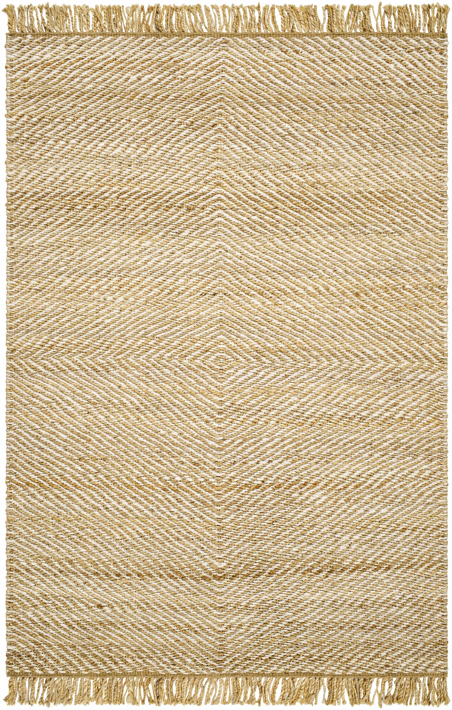 Varda Jute Area Rug - Eco-Friendly Bohemian Natural Fiber Carpet