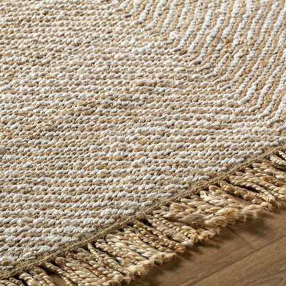Varda Jute Area Rug - Eco-Friendly Bohemian Natural Fiber Carpet