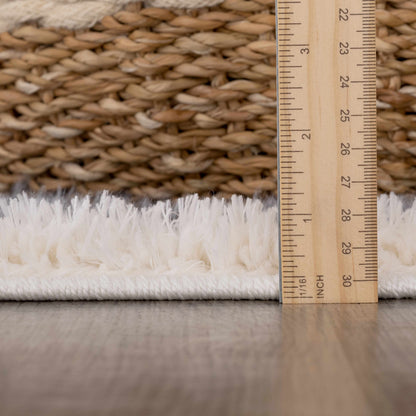 Tibetan Tiger Plush Rug - Zane Collection Charcoal Decor