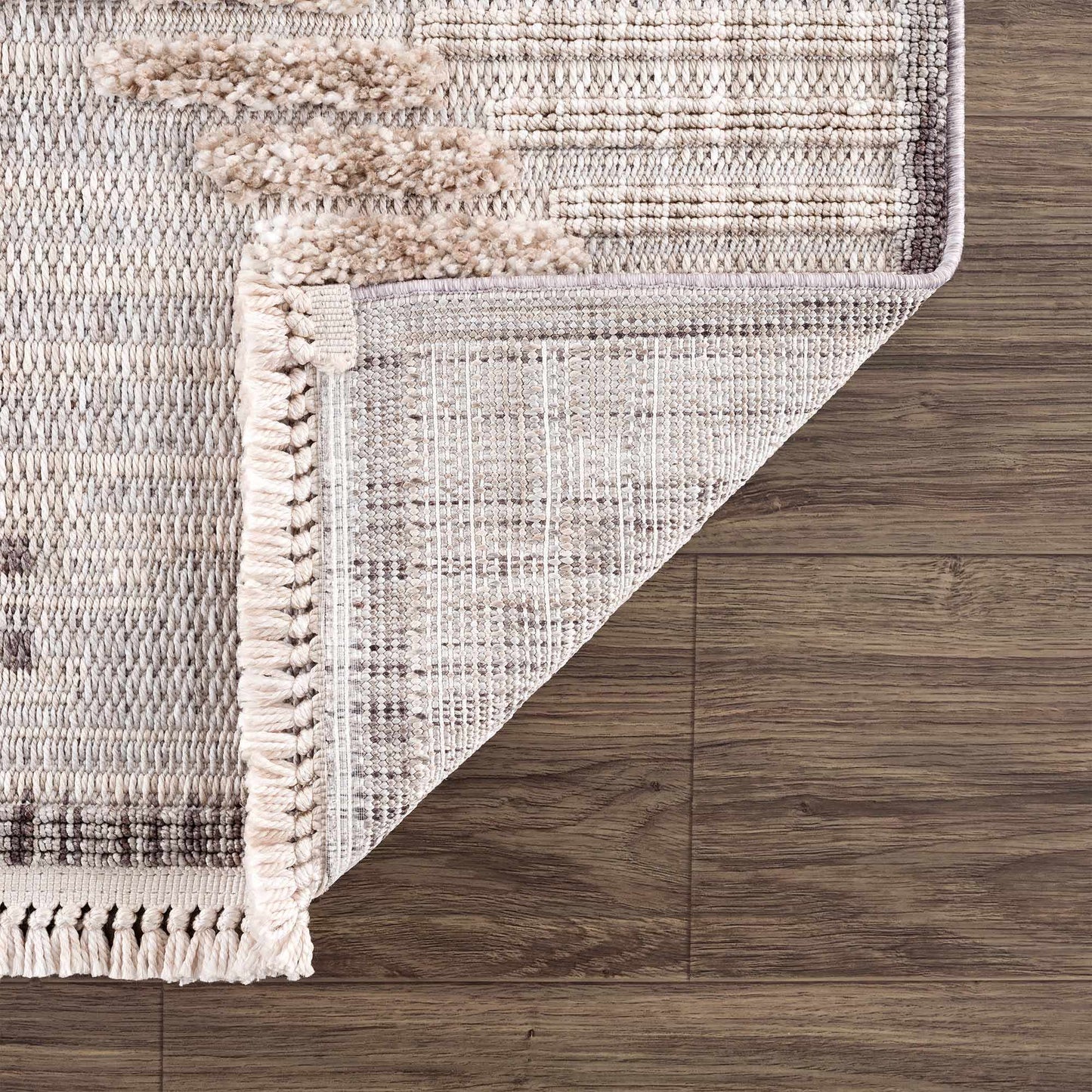Rustic High-Low Area Rug - Maulawin Collection for Cozy Home Decor