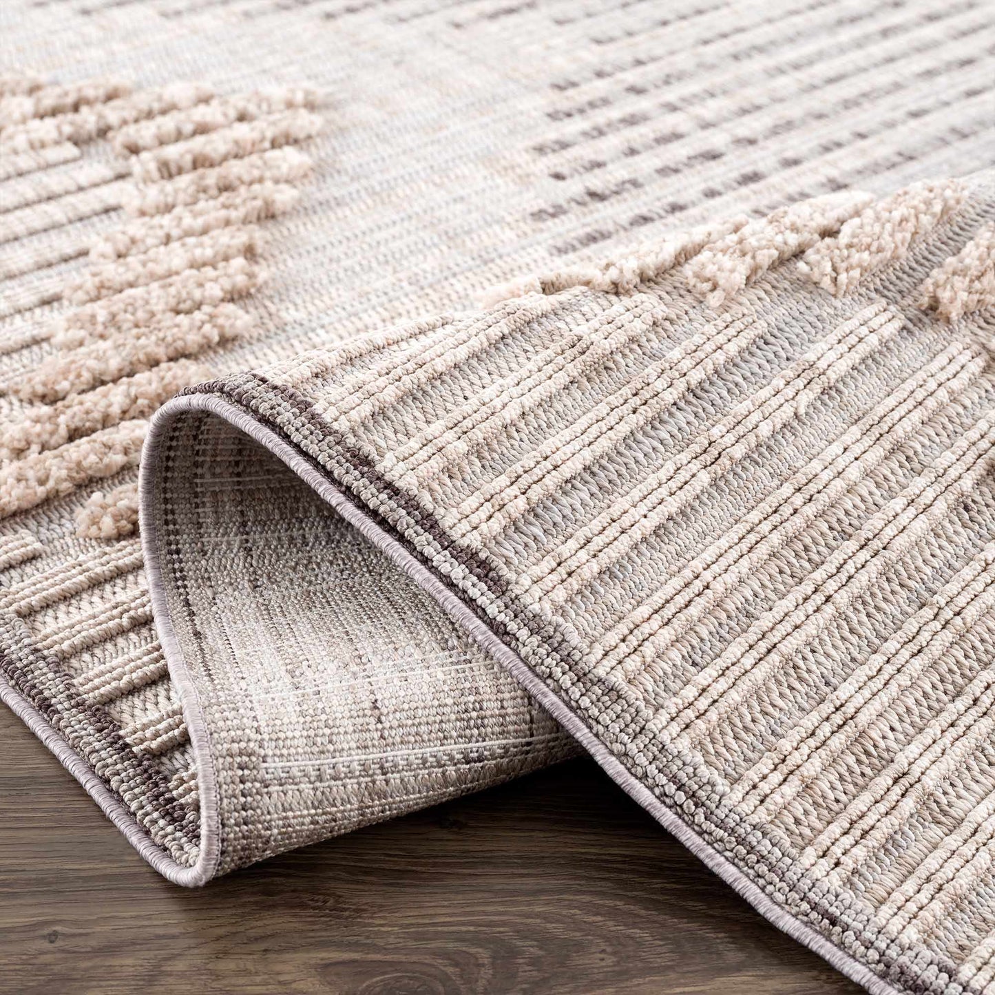 Rustic High-Low Area Rug - Maulawin Collection for Cozy Home Decor