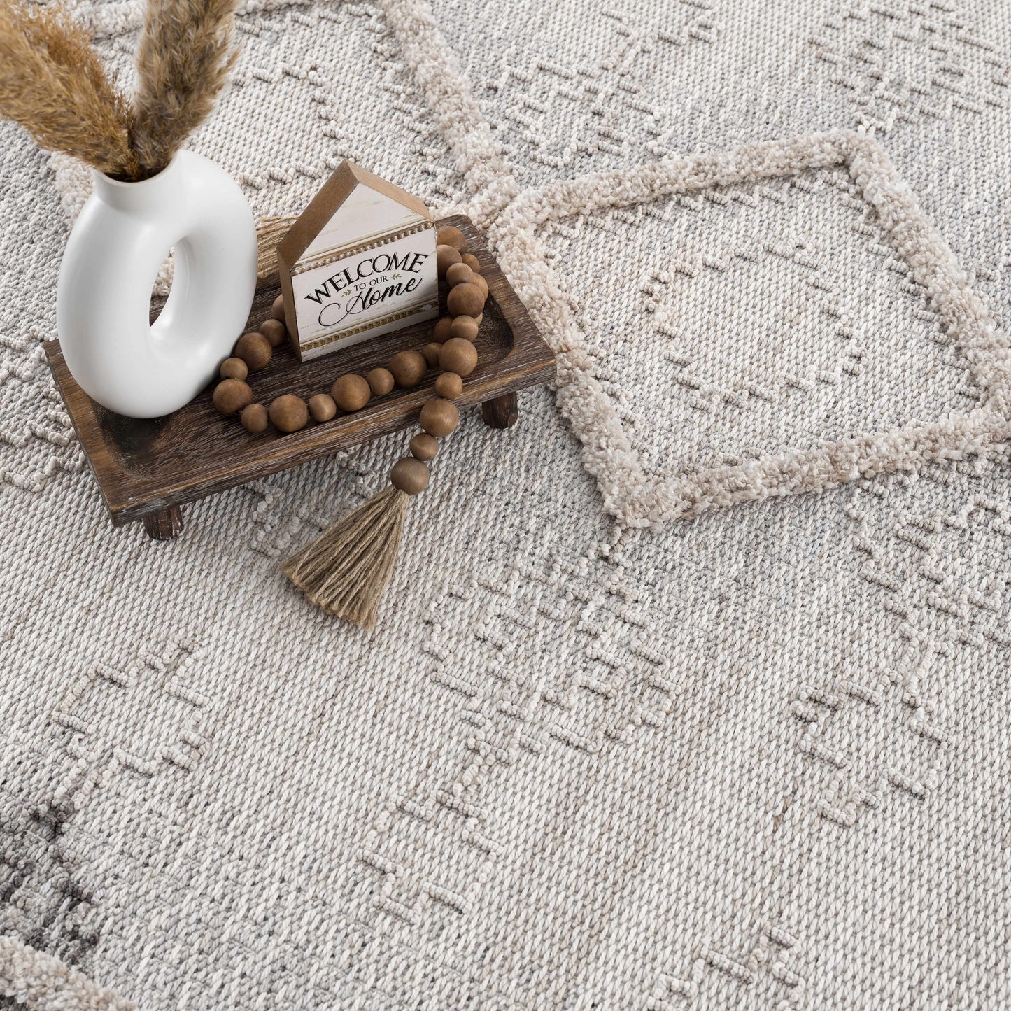 Rustic Area Rug - Amaga Collection for Cozy Home Decor