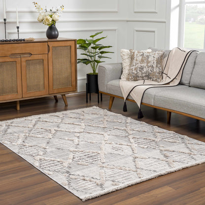 Rustic High-Low Area Rug - Cozy Home Décor Accent