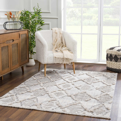 Rustic High-Low Area Rug - Cozy Home Décor Accent