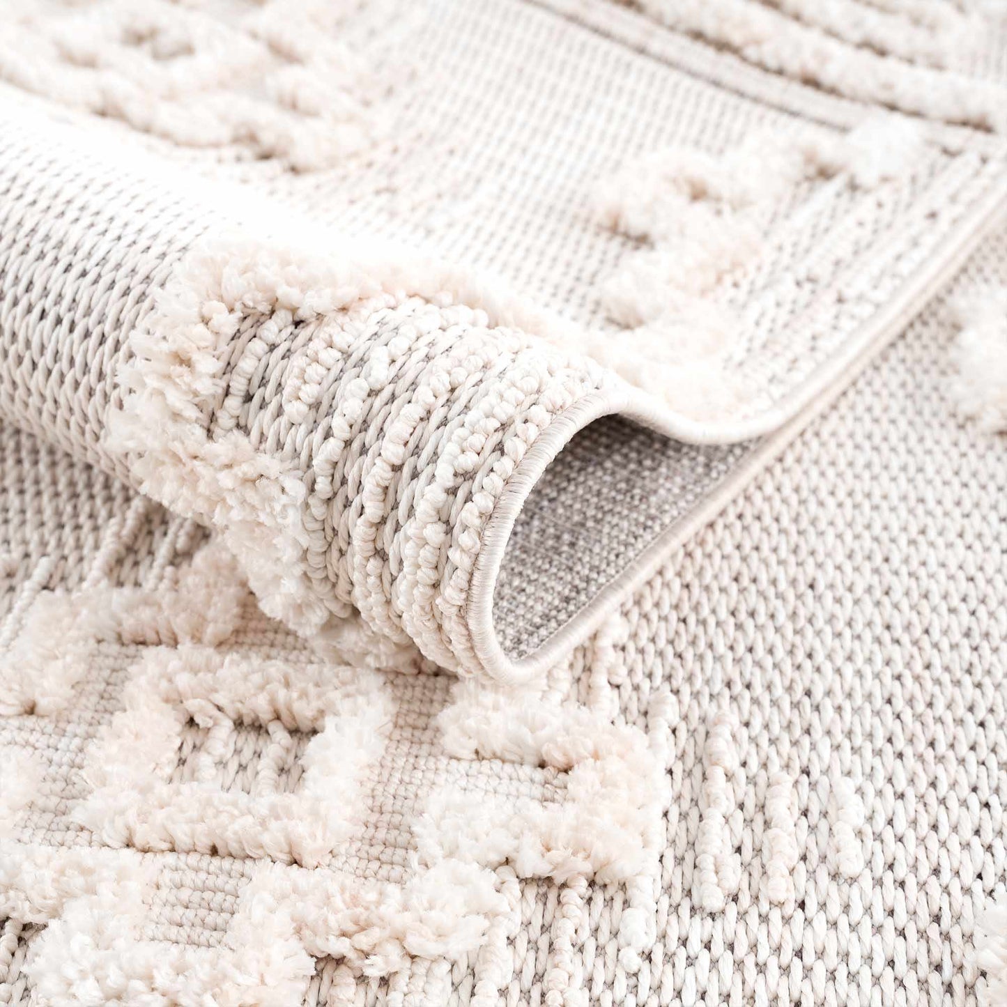 Rustic Area Rug - High-Low Design for Cozy Home Decor