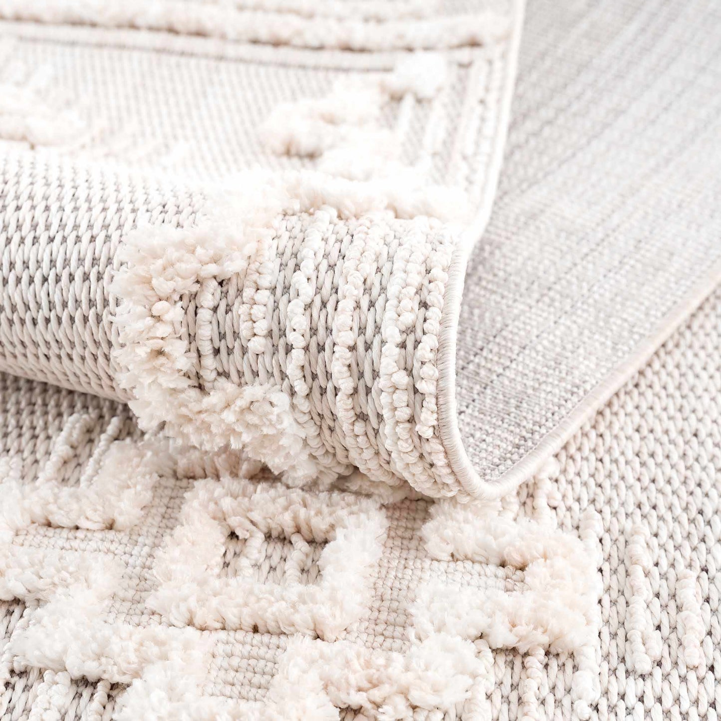 Rustic Area Rug - High-Low Design for Cozy Home Decor