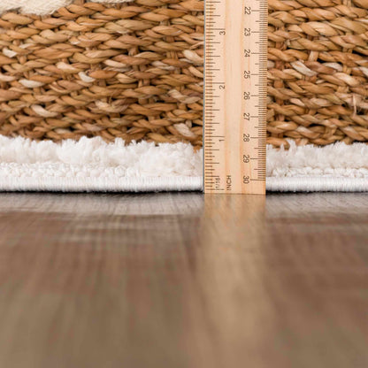 Rustic Area Rug - High-Low Design for Cozy Home Decor