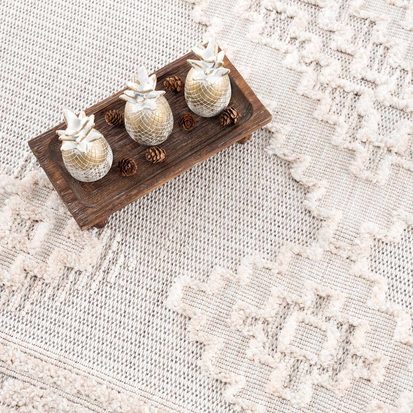 Rustic Area Rug - High-Low Design for Cozy Home Decor