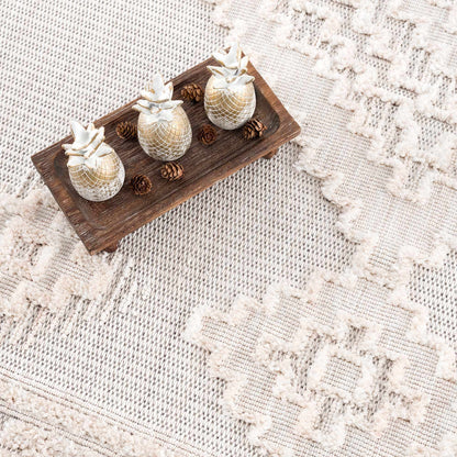 Rustic Area Rug - High-Low Design for Cozy Home Decor