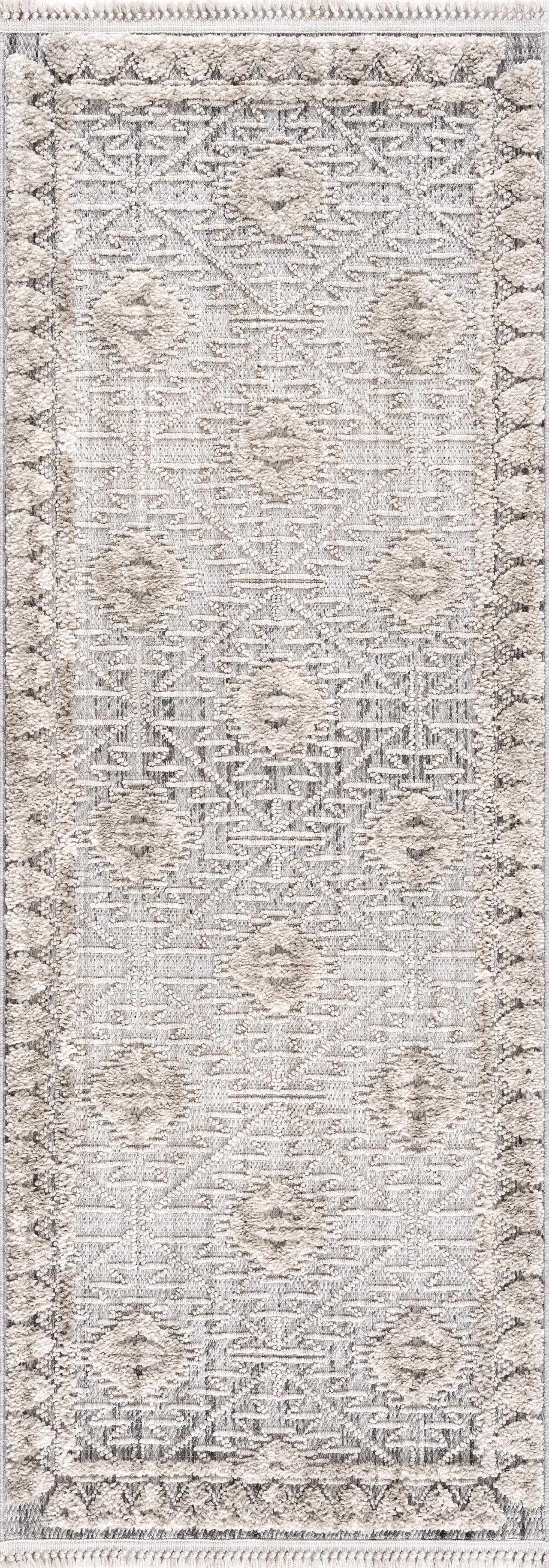 Rustic High-Low Pile Area Rug - Cozy Home Decor Accent