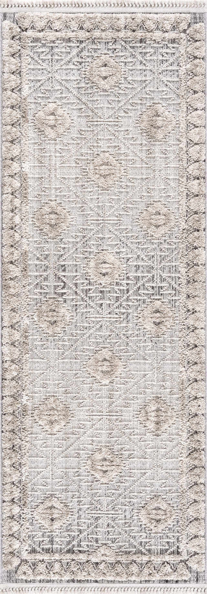 Rustic High-Low Pile Area Rug - Cozy Home Decor Accent