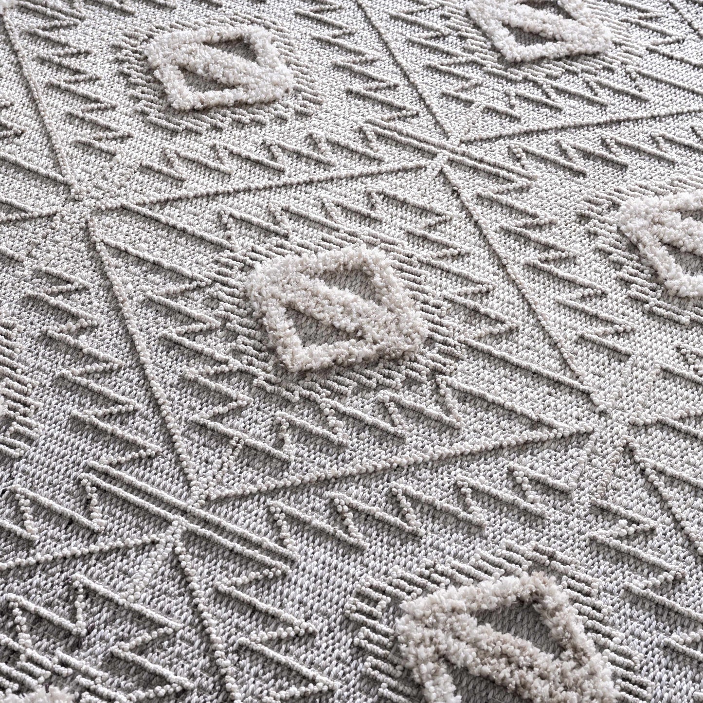 Rustic High-Low Pile Area Rug - Cozy Home Decor Accent