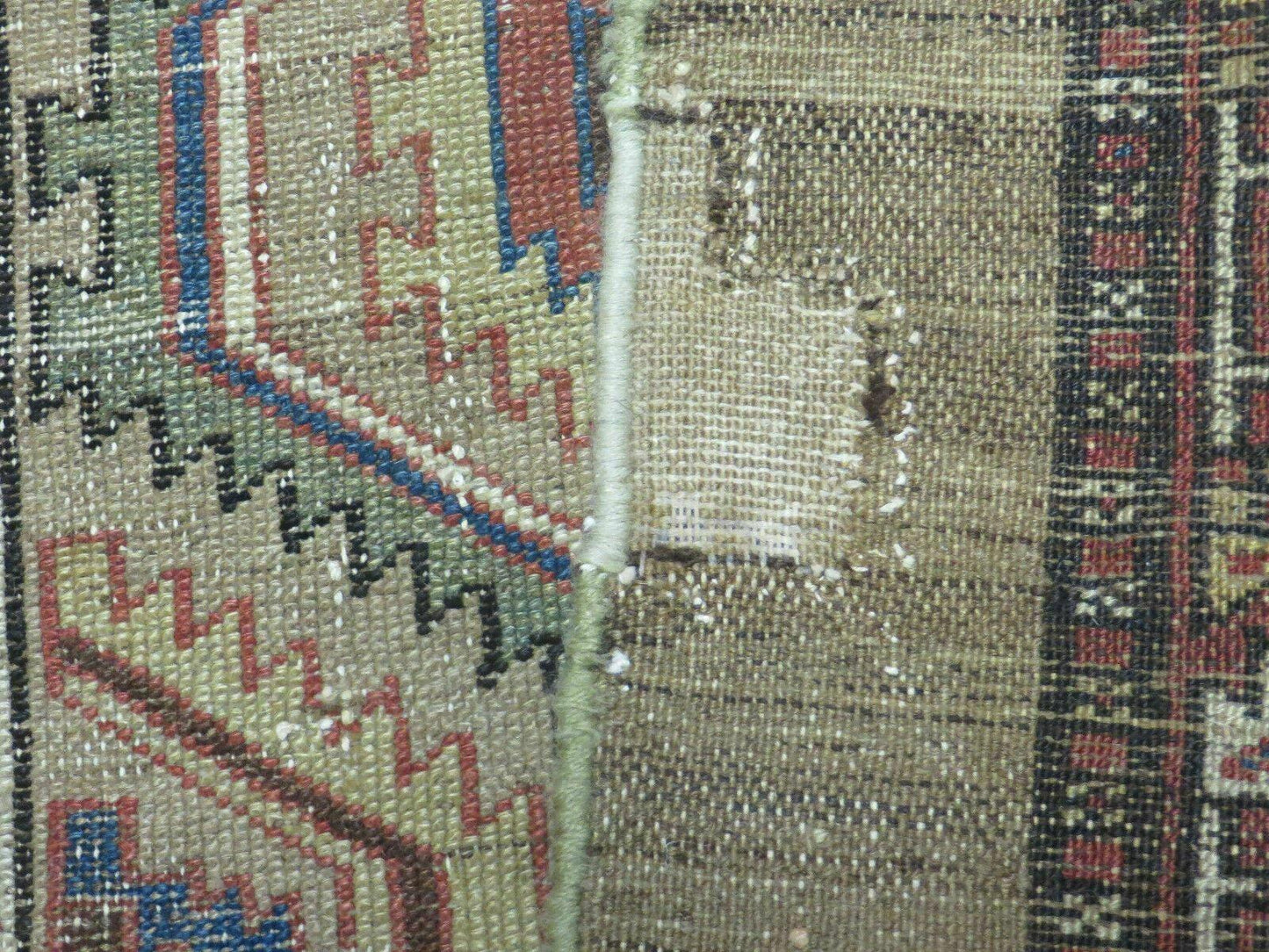 Turkish Wool Rug Runner Antique Hand Made 3 Ft 4 In By 12 Ft Camel Hair