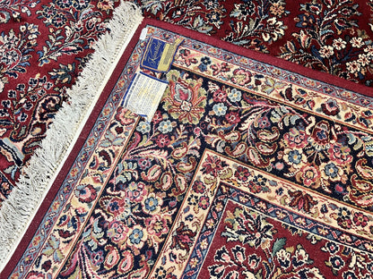 Karastan Rug Red Sarouk 10x18 Wool Carpet Original 700 Series Vintage Large Oriental Rug