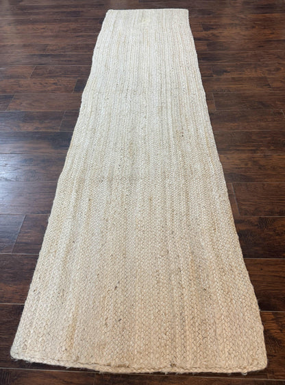 Modern Jute Runner Rug For Hallway And Kitchen Farmhouse Decor Light Durable