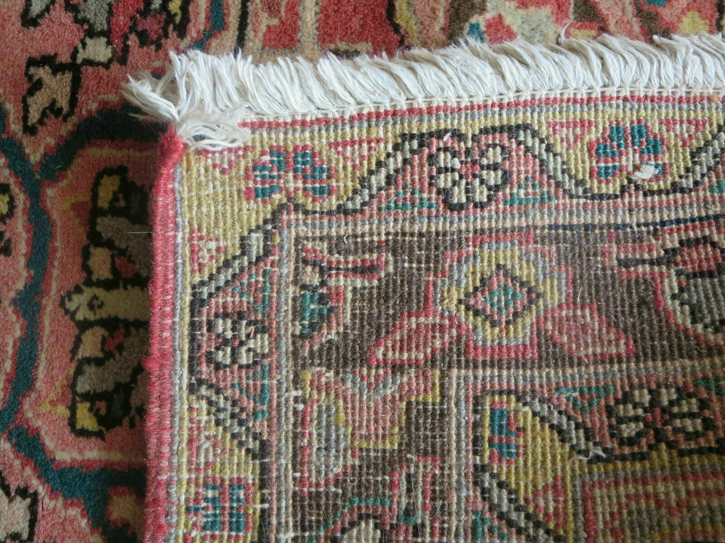 Antique Handmade Turkish Wool Runner Rug 3 Ft 9 In By 10 Ft 6 In