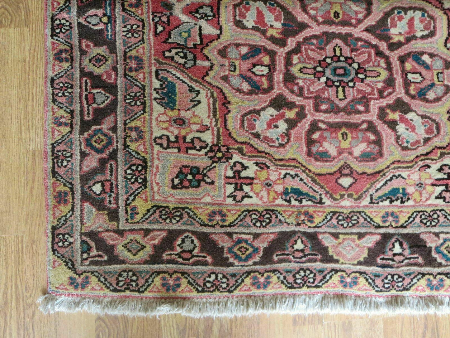 Antique Handmade Turkish Wool Runner Rug 3 Ft 9 In By 10 Ft 6 In