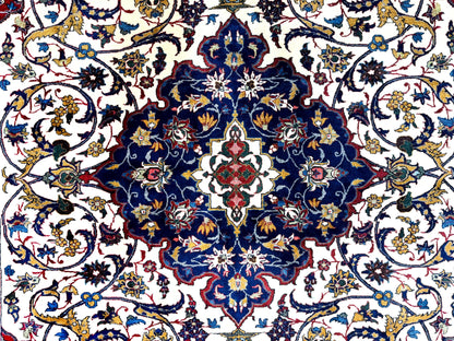 Floral medallion rug