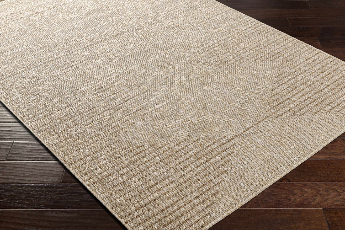 Beige Outdoor Rug - Stylish Durable Area Rug for Patios and Decks