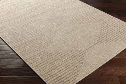 Beige Outdoor Rug - Stylish Durable Area Rug for Patios and Decks