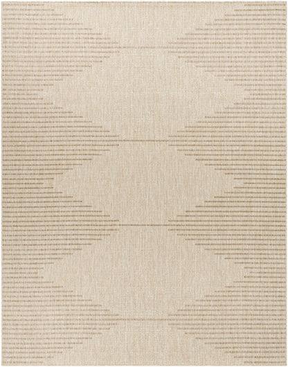 Beige Outdoor Rug - Stylish Durable Area Rug for Patios and Decks